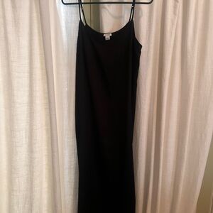 Elegant Black Slip Dress